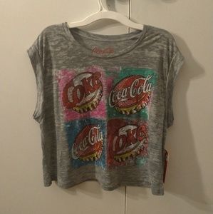 Vintage Style Coka Cola Crop Top